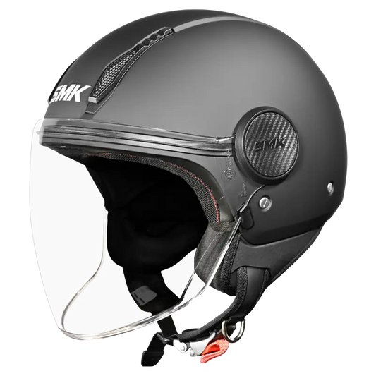 SMK LAMINAR SOLID PLAIN HALF HELMETS