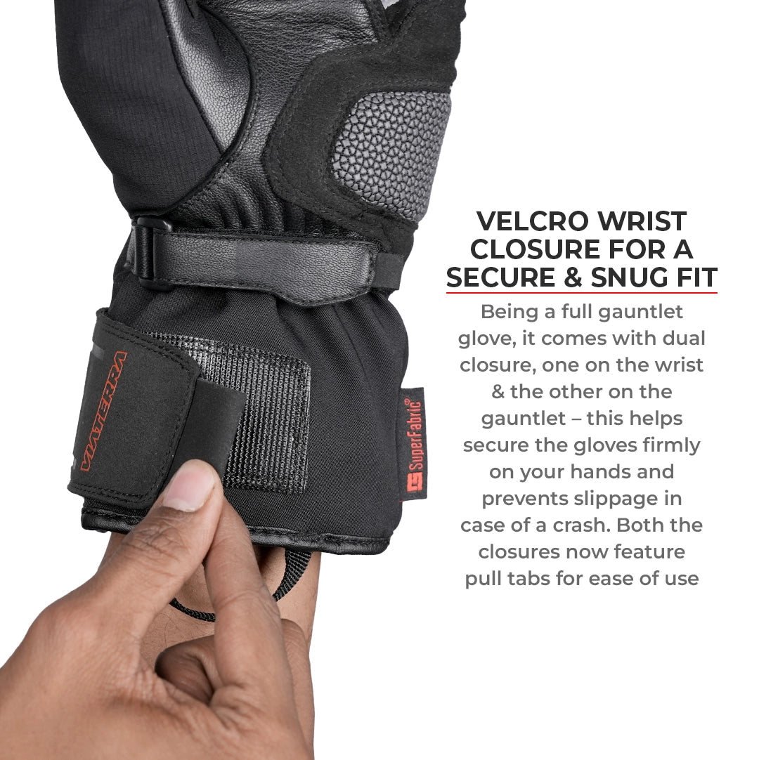 ViaTerra Tundra v3 –  Waterproof Black Gloves