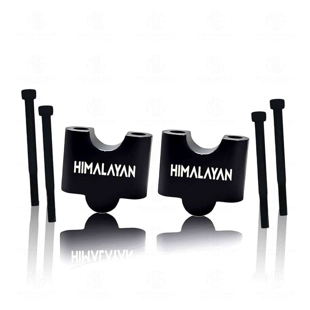 ROYAL ENFIELD HIMALAYAN BS3/BS4/BS6 HANDLE RISERS -BLACK