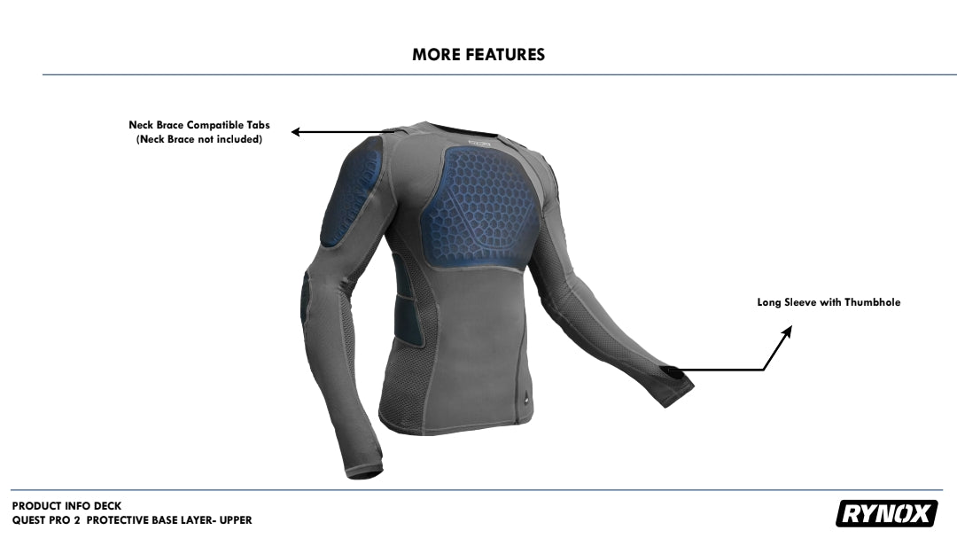 Rynox Quest Pro 2 Protective Base Layer - Upper