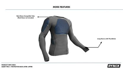 Rynox Quest Pro 2 Protective Base Layer - Upper