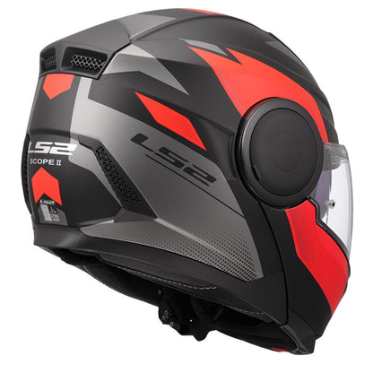 LS2 FF902 Scope ll Duria Matt Black Red Helmets- 22-06