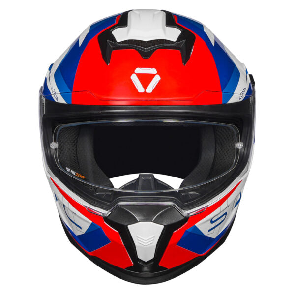 KORDA SONIC GP ROADLION GLOSS BLUE RED W/P HELMET (Dual visor)