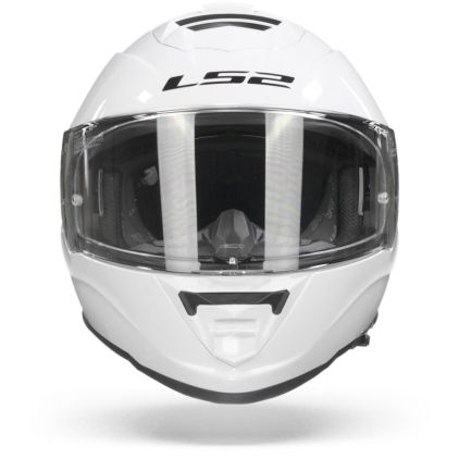 LS2 FF800 STROM II SOLID GLOSS WHITE HELMET-06(D-RING)