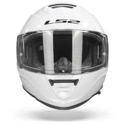 LS2 FF800 STROM II SOLID GLOSS WHITE HELMET-06(D-RING)