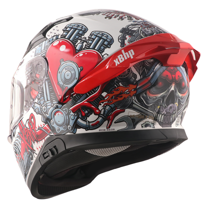 Axor Apex Xbhp BIONIC WHITE RED Helmet