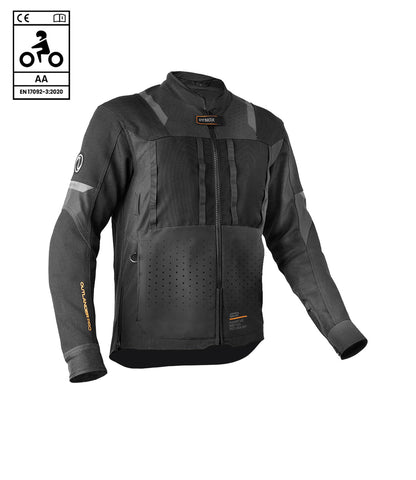 Rynox  OUTLANDER PRO CE AA CLASS Jacket-BLACK