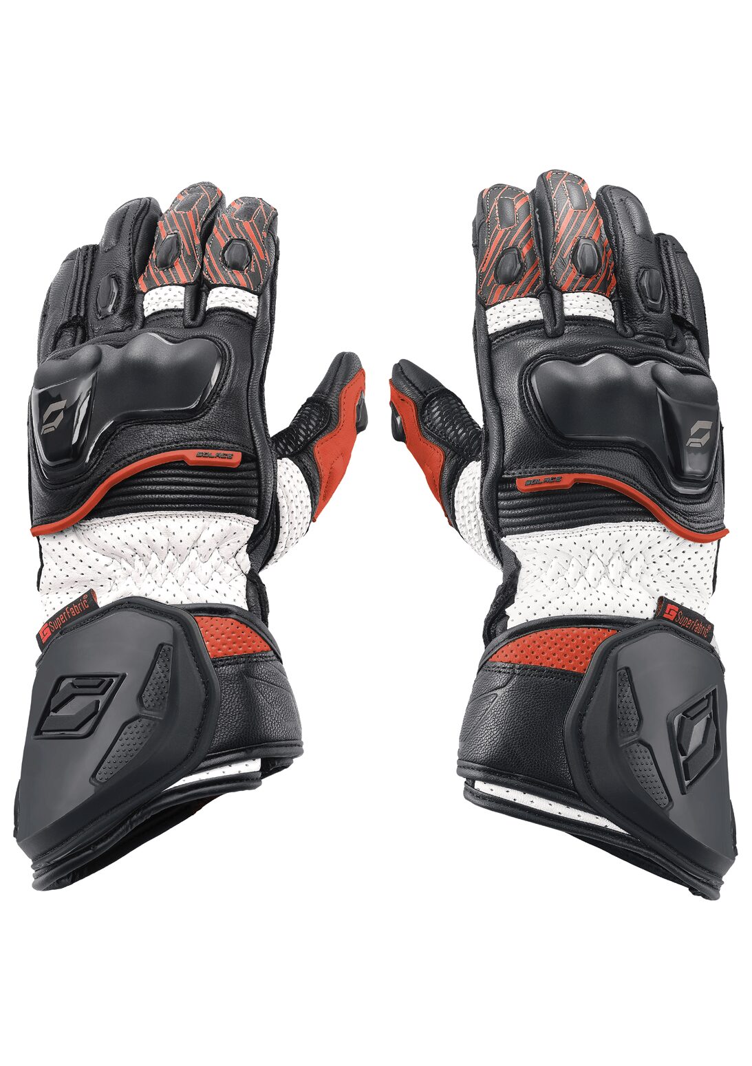 SOLACE FURIOUS CE GLOVES V3-WHITE RED