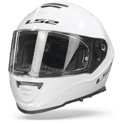 LS2 FF800 STROM II SOLID GLOSS WHITE HELMET-06(D-RING)