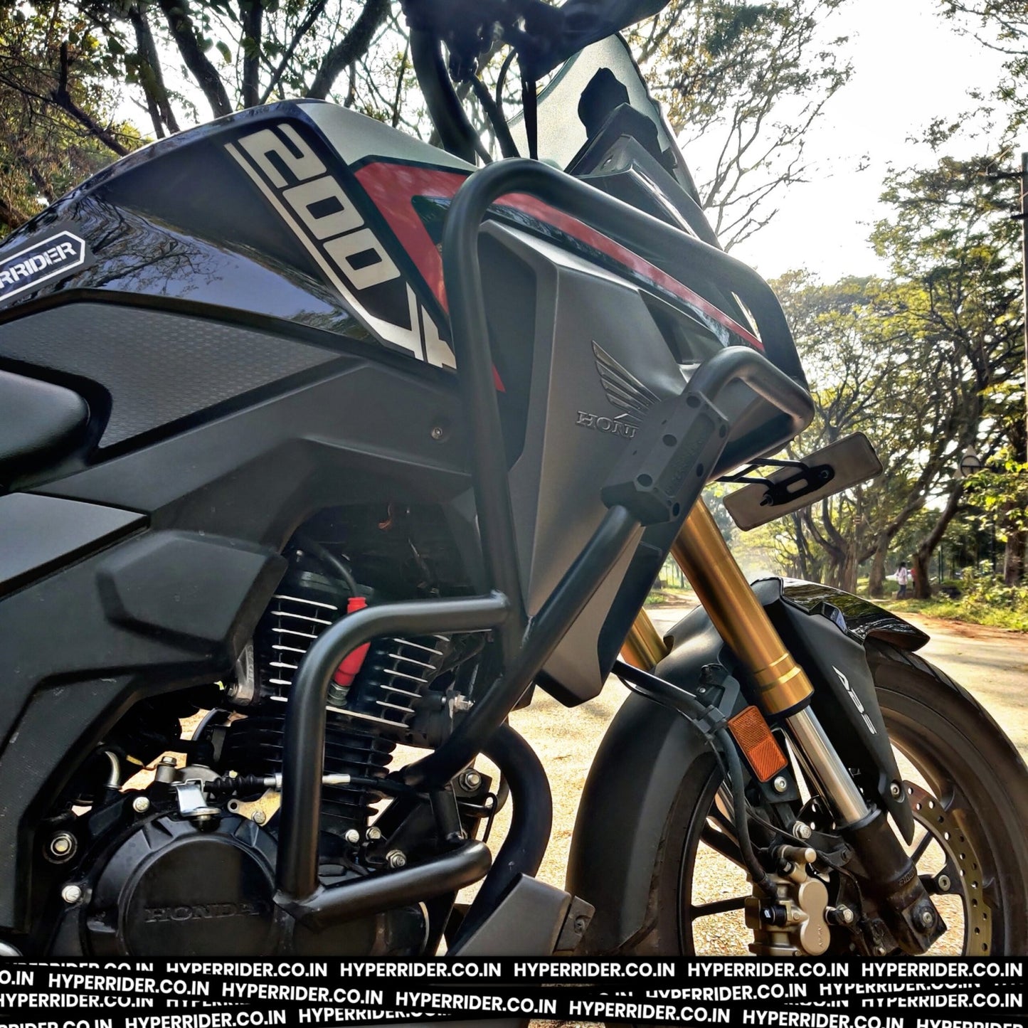 Hyperrider Honda CB 200X / NX 200 Crash Guard with Slider