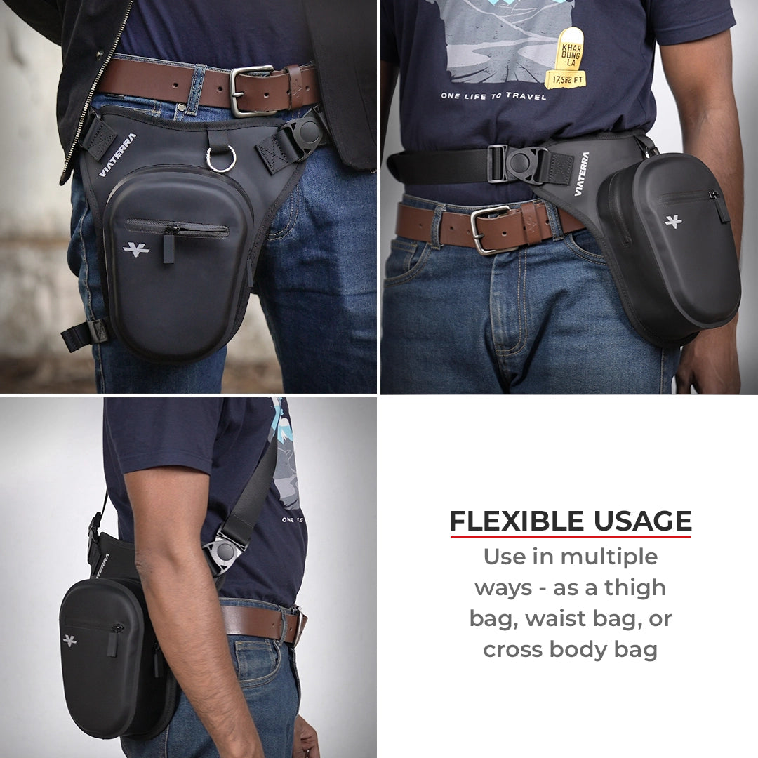 VIATERRA 100% Waterproof Thigh Bag - AH Helmets