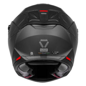 KORDA SONIC GP SOLID MATT BLACK W/P HELMET (Dual visor)