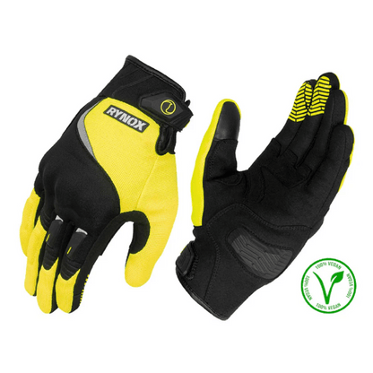 Rynox Helium GT Black Yellow Gloves - AH Helmets