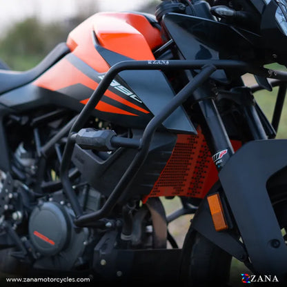 Zana CRASH GUARD WITH SLIDER TEXTURE MATT BLACK KTM 250/390 / 390 X ADV