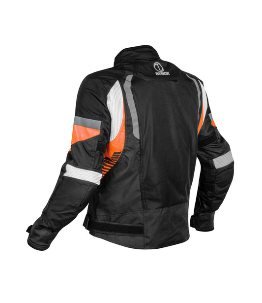 Rynox Tornado Pro 4 Jacket - Ce Certified Class A Orange - AH Helmets