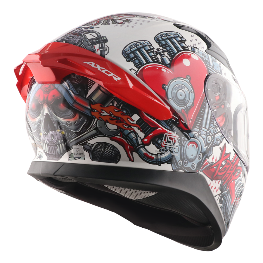 Axor Apex Xbhp BIONIC WHITE RED Helmet