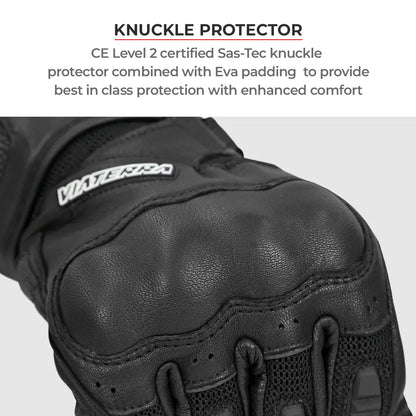 Viaterra Krugger full gauntlet gloves Black