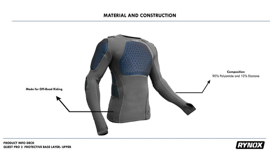 Rynox Quest Pro 2 Protective Base Layer - Upper