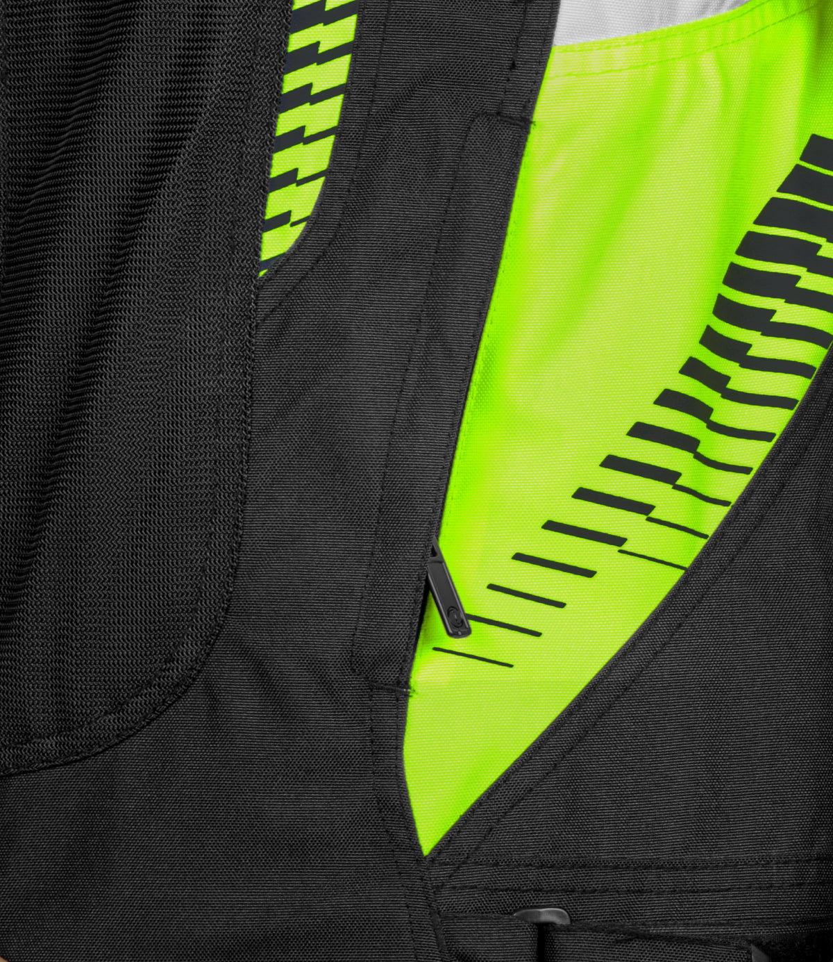 Rynox Tornado Pro 4 Jacket - Ce Certified Class A - BLACK Hi-Viz