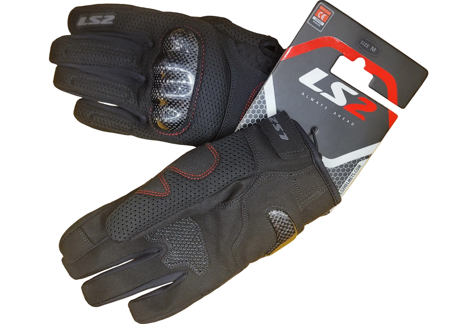 LS2 CHAKI-MAN CARBON GLOVES