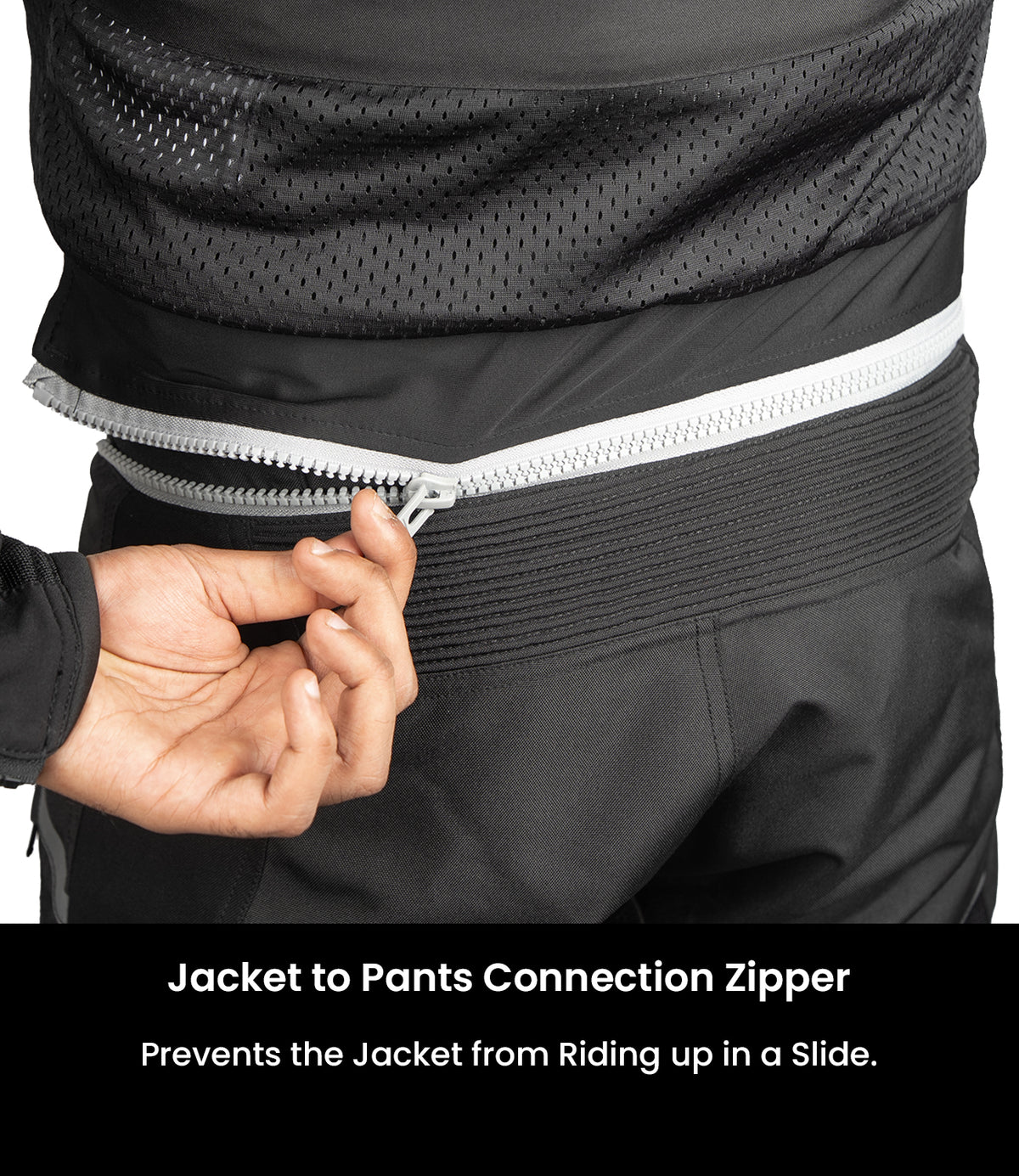 Rynox Delta Gt Jacket (Sports fit)-BLACK WHITE