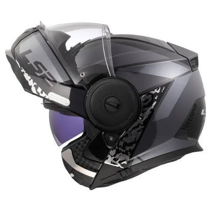 LS2 FF902 Scope ll Oxyd Black Titanium Helmets- 22-06