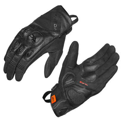 KORDA HYBRID RIDING GLOVES BLACK