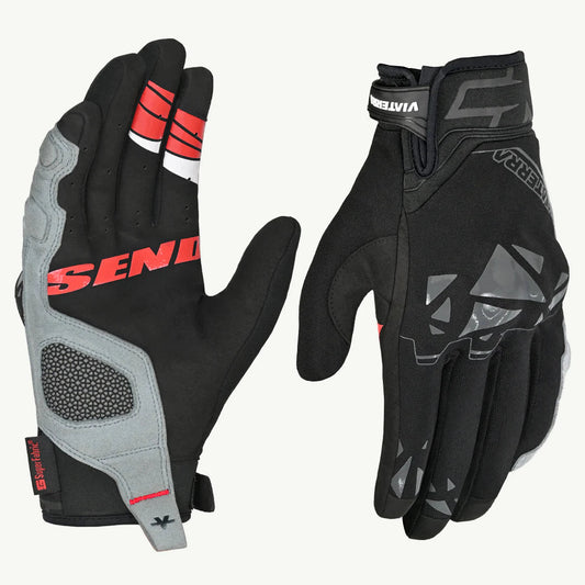 Viaterra Roost V2 Motorcycle Offroad Gloves-Black
