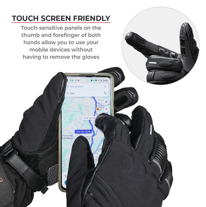 ViaTerra Tundra v3 –  Waterproof Black Gloves