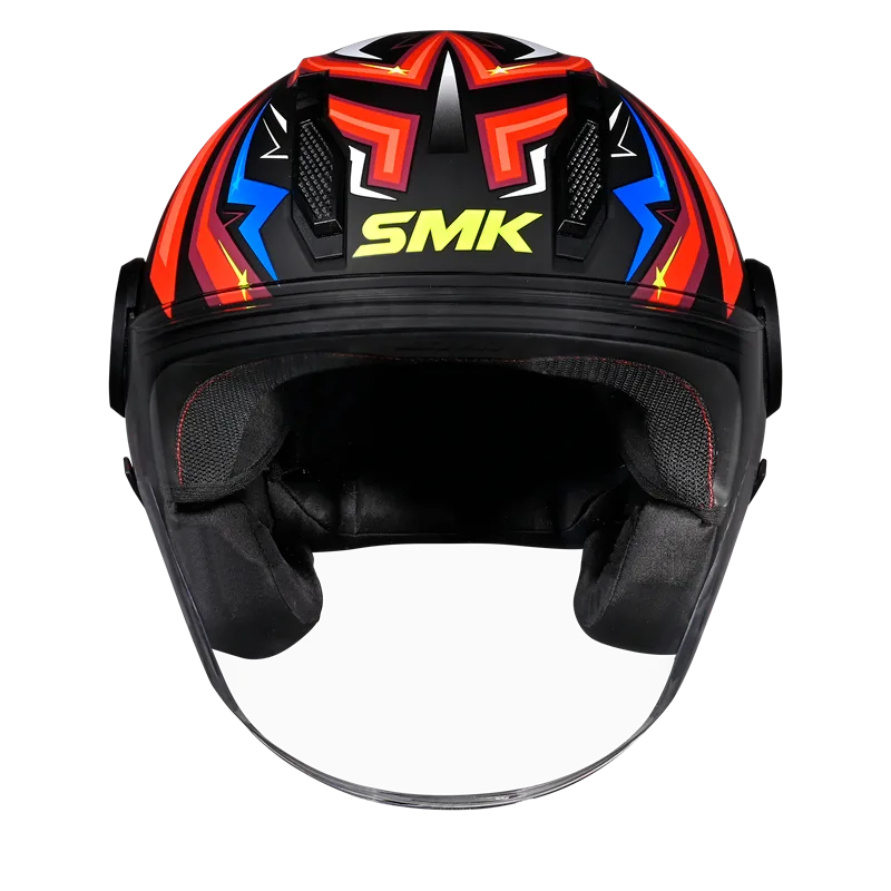 SMK LAMINAR  HALF HELMETS (STARZ GRAPHIC)