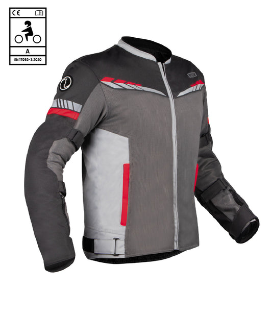 RYNOX Air GT4 CE A CLASS  Jacket - GREY RED
