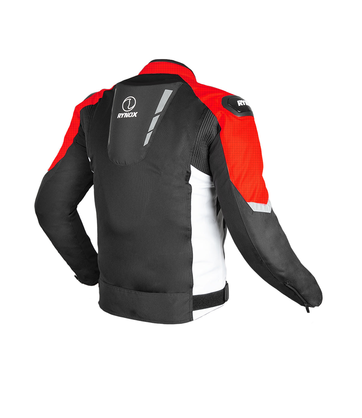Rynox Delta Gt Jacket (Sports fit)-BLACK RED