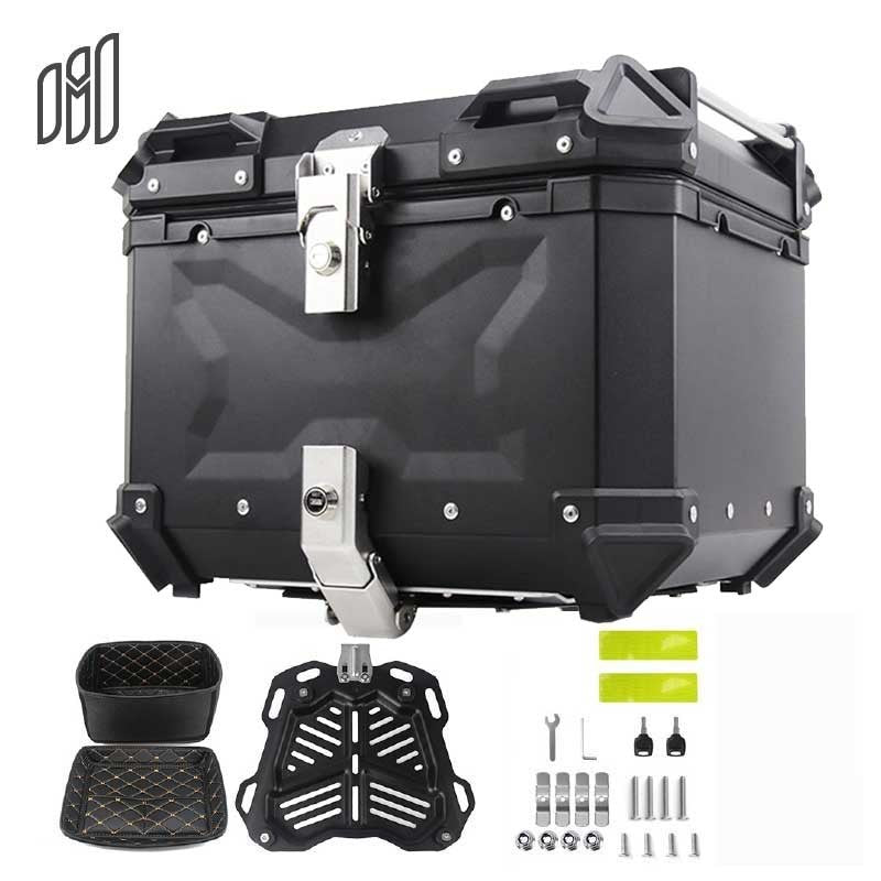 MH Moto Aluminium 45L Top box With Backrest