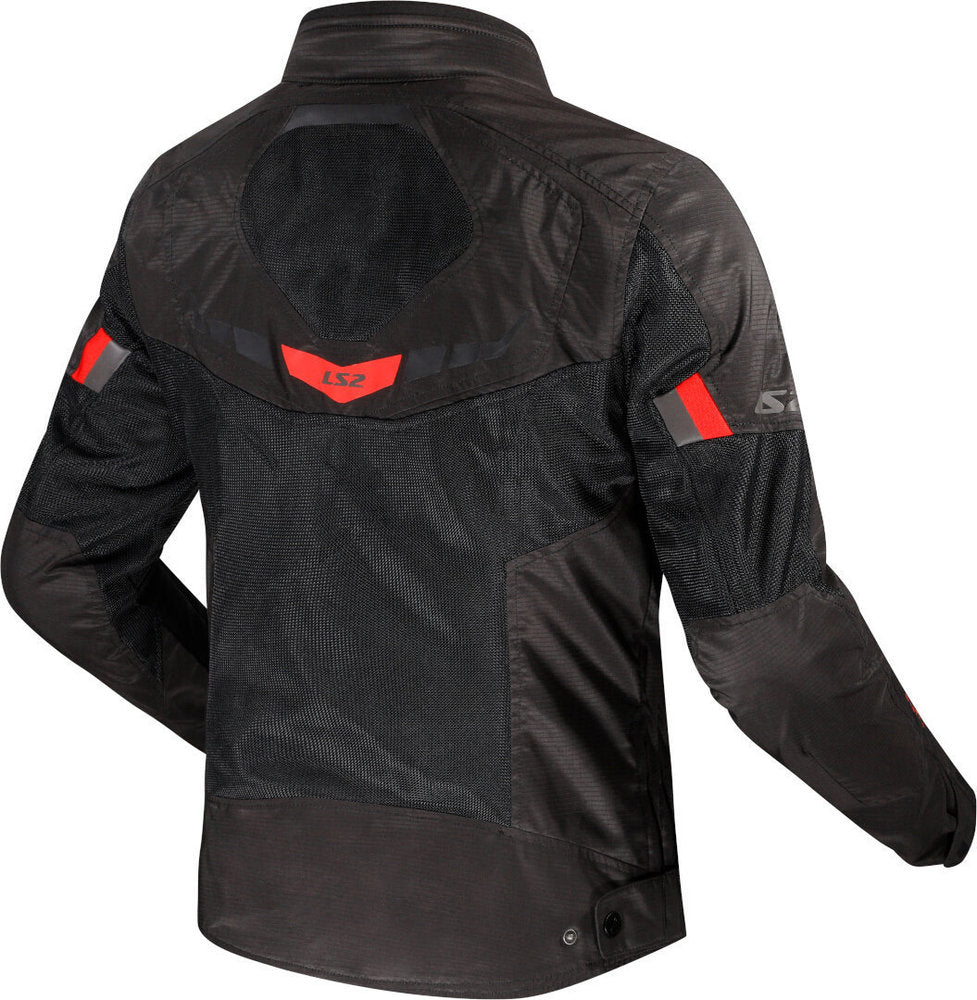 LS2 GARDA AIR (LADY) BLACK-RED CE CLASS A CERTIFIED JACKET
