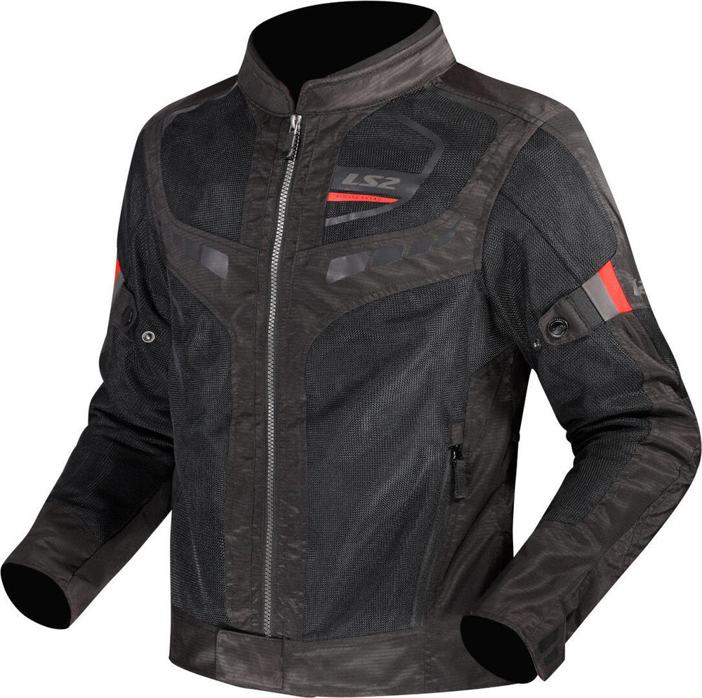 LS2 GARDA AIR (LADY) BLACK-RED CE CLASS A CERTIFIED JACKET