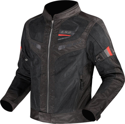 LS2 GARDA AIR (LADY) BLACK-RED CE CLASS A CERTIFIED JACKET