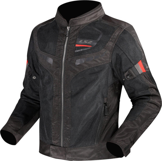 LS2 GARDA AIR (LADY) BLACK-RED CE CLASS A CERTIFIED JACKET