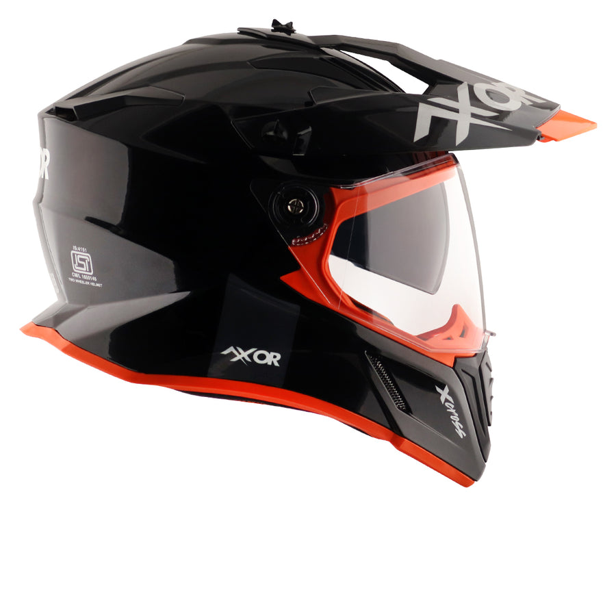 Axor X-Cross Dual Visor SC Gloss Black Red Helmet