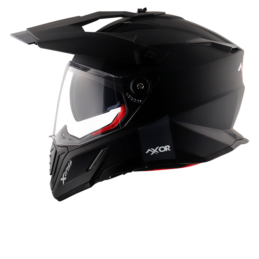 Axor X-Cross Dual Visor SC Plain Dull Matt Black Helmet