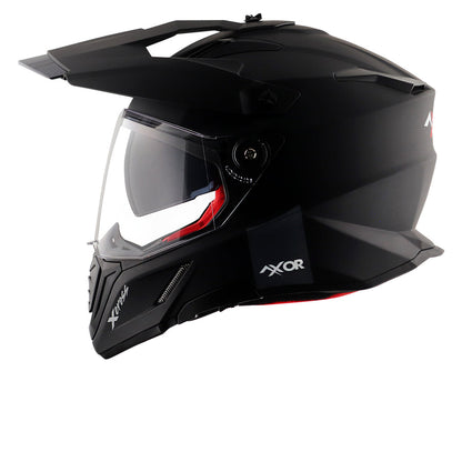 Axor X-Cross Dual Visor SC Plain Dull Matt Black Helmet