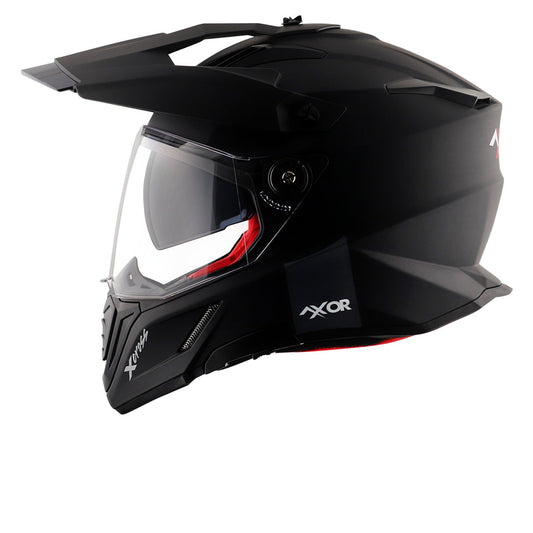 Axor X-Cross Dual Visor SC Plain Dull Matt Black Helmet