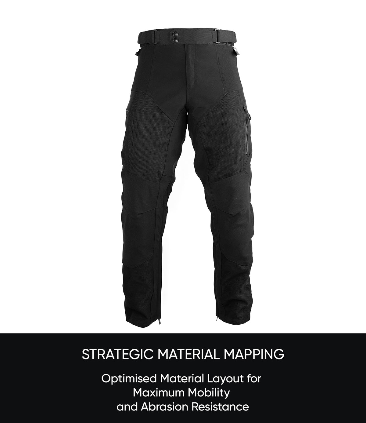 Rynox  OUTLANDER PRO CE AA CLASS PANT-BLACK