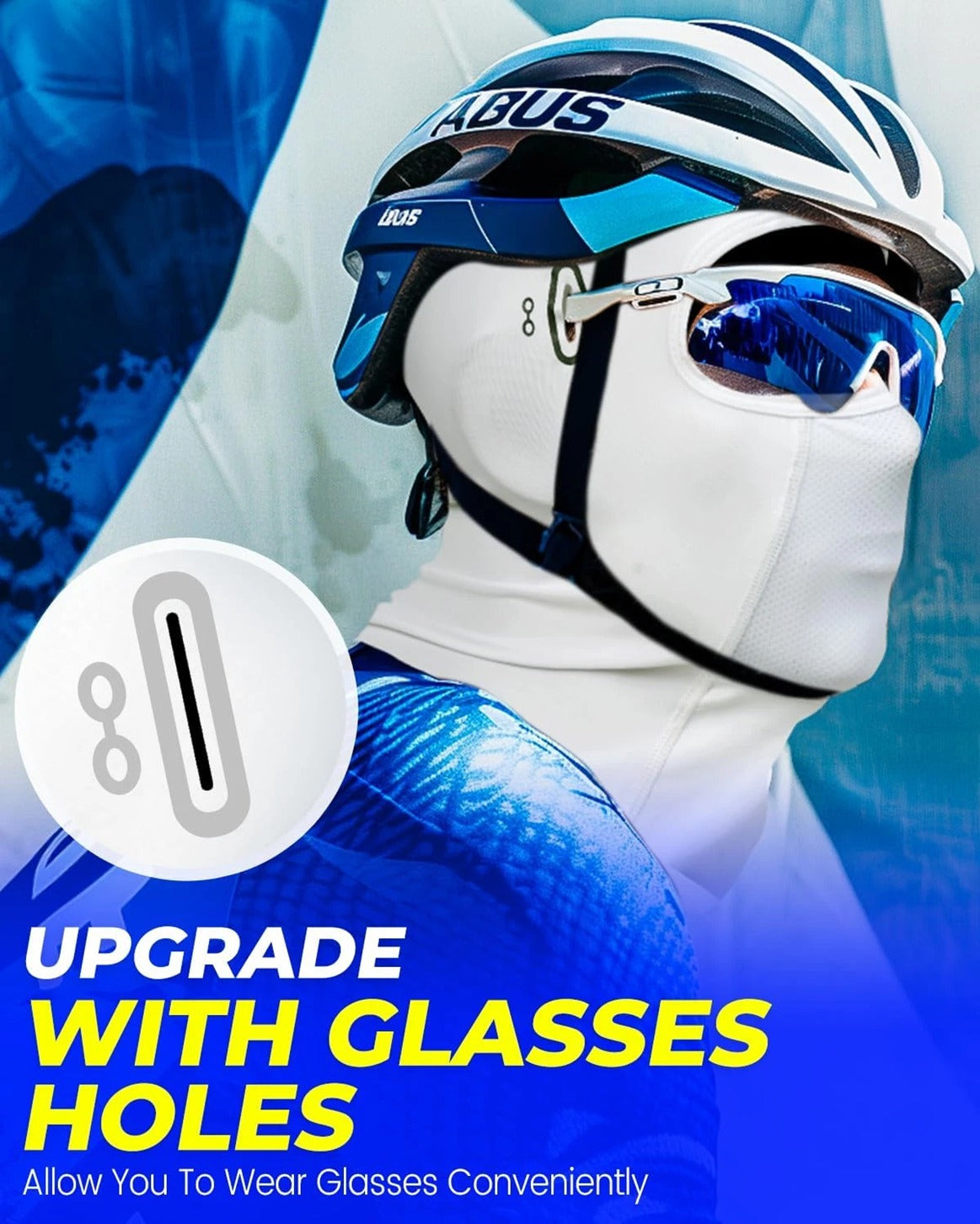 Mh Moto Icecool Pro Balacalva (with Glass Holes)