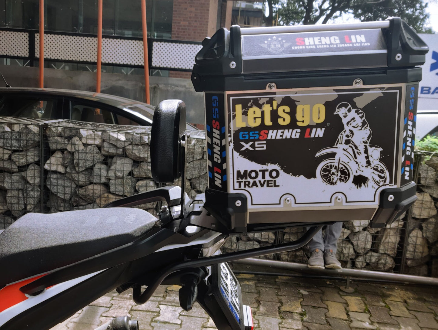 KTM Adventure Top Rack with Metal Plate - Hyperrider - AH Helmets