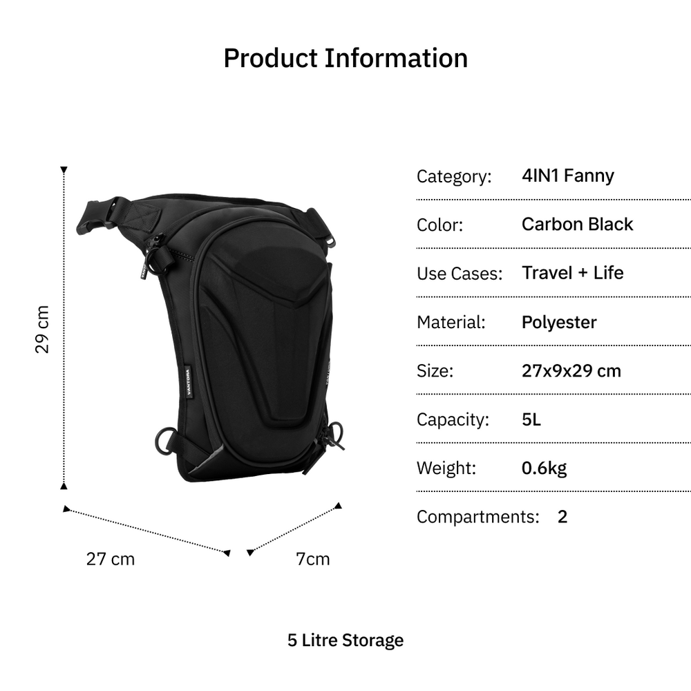 VANTORA ARC Thigh Bag