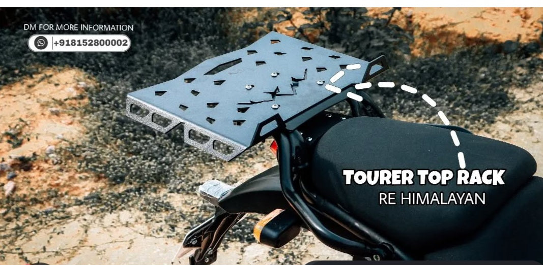 ROYAL CUSTOM TOP RACK PLATE FOR HIMALAYAN 450/ BS6