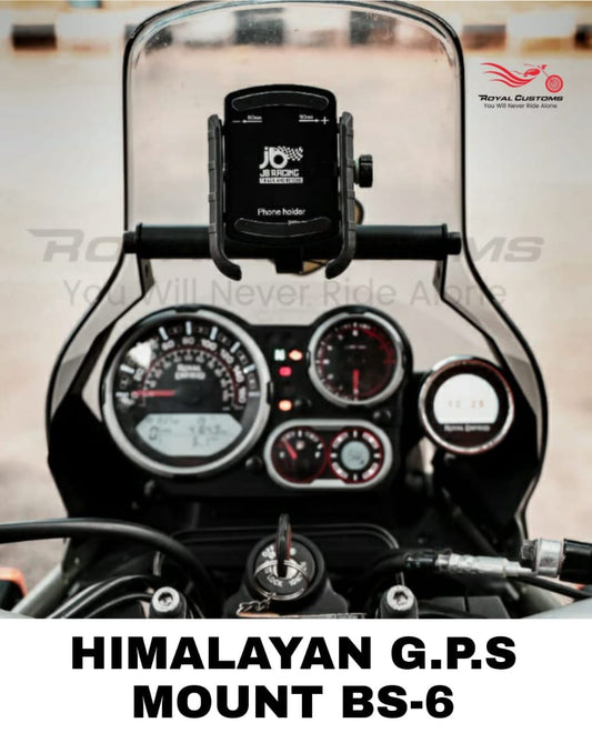 Royal Customs GPS Mount for Himalayan BS4/BS6 - AH Helmets