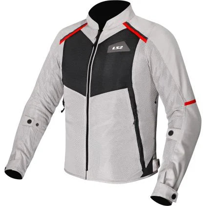 LS2 JACKET BREEZE MAN GREY - CE CLASS A CERTIFIED JACKET