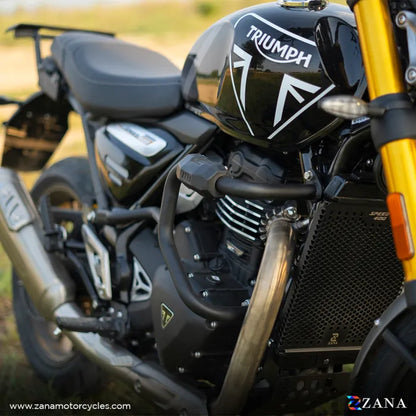 Zana CRASH GUARD WITH PUCK SLIDER BLACK FOR TRIUMPH SPEED 400 ZI-8363