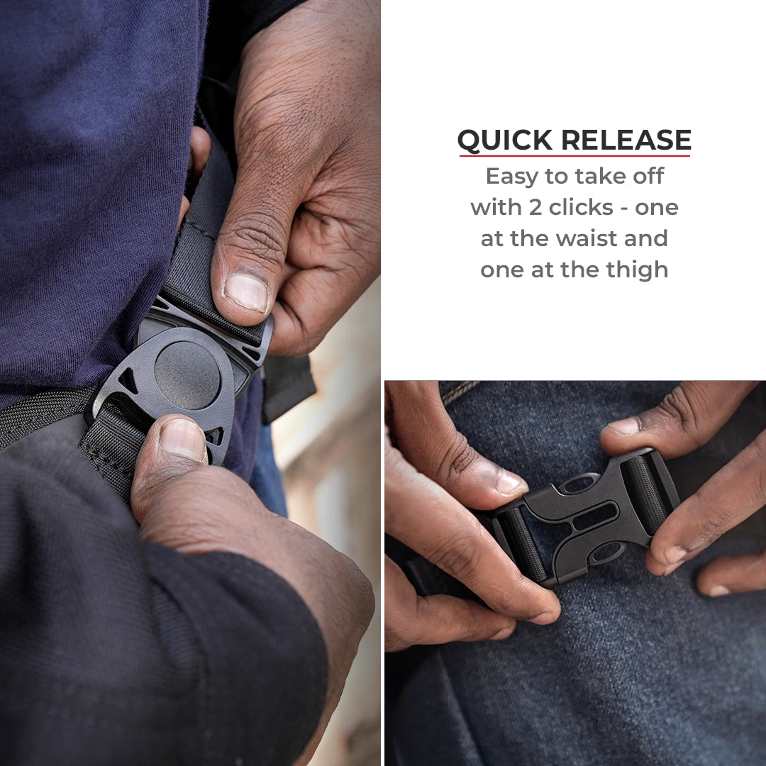 VIATERRA 100% Waterproof Thigh Bag - AH Helmets